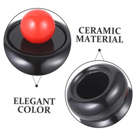 WOONEKY Ceramic Cotton Swab Dispenser Holder Toothpick Holder Organize Beauty Tools Home Decor