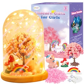 HONGID Stocking Stuffers for Kids,Make Your Own Unicorn Night Light - Unicorn Craft Kit for Kids,Unicorn Toys for Girls,Kids for Teen Girls Age 3+