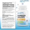 Puregen Ferrous Sulfate 325 mg 65 mg Elemental Iron High