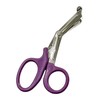 Purple Color - Paramedic Scissors 7.5" Length with One Serrated