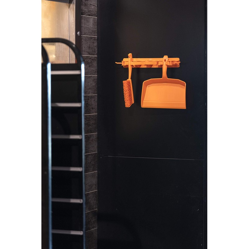 Vikan 56607 Dust Pan,11.5",PP,Orange