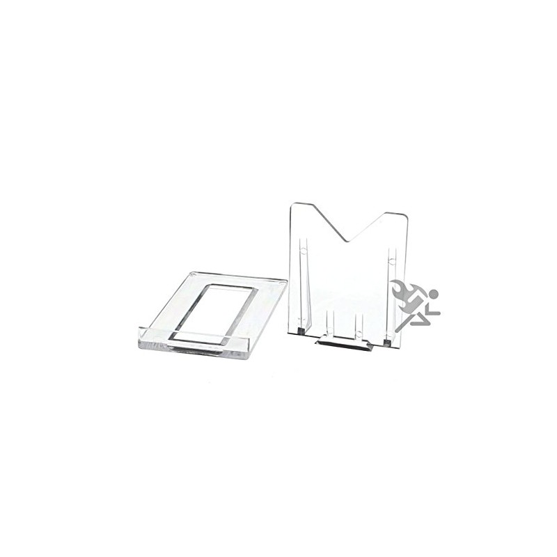 2" Two Part Adjustable Clear Acrylic Plastic Display Stand Easel