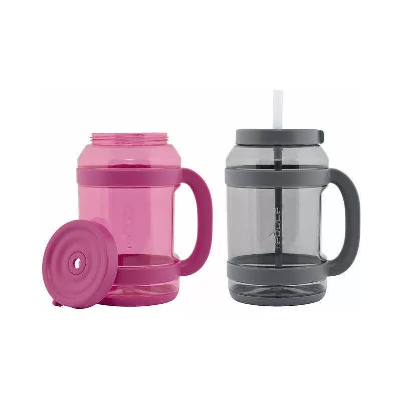 Reduce Botella De 2.36 Lts Con Agarradera Y Pajilla Color