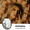 Walking Way Kaleidoscope Prism Lens Filter 77 mm Fractal Filter
