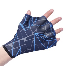 Paddling Gloves, Hand, Water Wicking, Aqua Gloves, Swimming Aid, Swimming Aid, Swimming Aid, Swimming Pool, Water Walking, Diving Gloves, Breathable, Easy to Put on and Take off, Marine Gloves, Finger