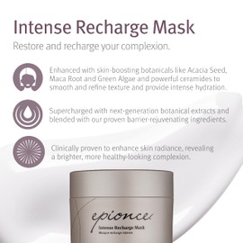 Epionce Intense Recharge Mask - Kaolin Clay Anti Aging Face Mask Skincare, Skin Barrier Repair Brightening Face Mask, Fragrance Free & Non Comedogenic