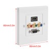 VBESTLIFE Distribution and Organization Multimedia Wall Plates Socket Panel, Composite