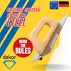 DEKOR Groover Trowel - 8.85" x 5.90" - German Stainless