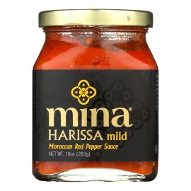 UD_Mina's Mild Harissa Sauce Case 12-10 Fz Pepper Paste Soybean Chili Tomato Chicken Bags Bottles Sachets Boxes Drums Bulk