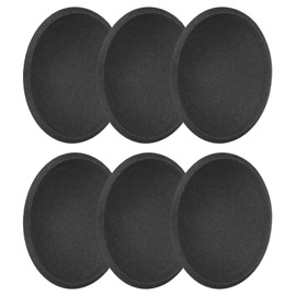 sourcing map 6Pcs Speaker Dust Cap 115mm/4.5" Outer Diameter Dome Paper Cap Subwoofer Coil Cover Caps for Speaker Decoration Accessory Repair