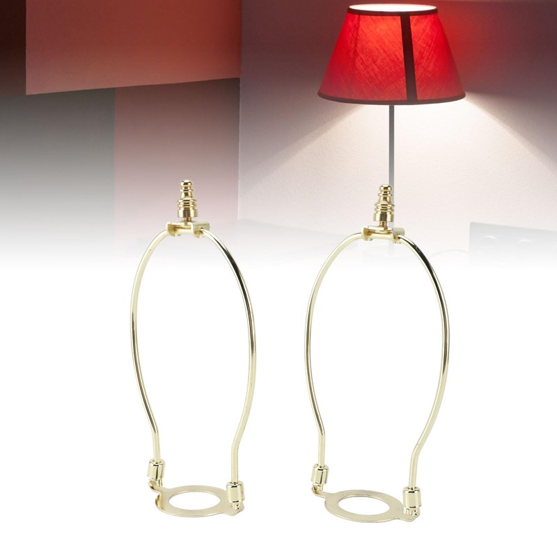 2 Piece Lampshade Harp Holder, Adjustable Bracket, Lamp Harp Set,