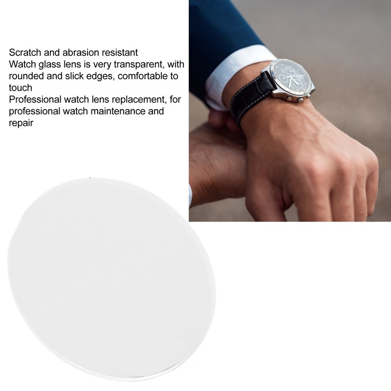 Sapphire Glass Watch Repair Lens 1.5mm Thickness Glass Watch Maintenance