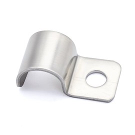 MgcTolBox Pack of 20 mounting clamps, V2A stainless steel pipe clamp, hose buckle, pipe holder, metal cable clamps for pipes diameter 11-12 mm