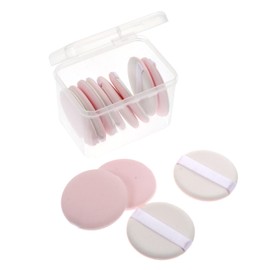 Mikinona Face Concealer Makeup Sponges 12pcs Round Powder Dry-wet Gentle for Delicate Skin