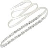 SAHENITEANA Bridal Belt, Rhinestone Wedding Sash Belt, Crystal Wedding Brides