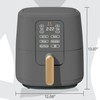 Beautiful Drew Barrymore 6-Quart Digital Air Fryer, TurboCrisp Technology, 4