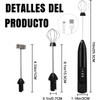 AGTOWM Espumador de Leche de Agitador Eléctrico de Mano, mini