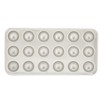 Ice Cube Tray, 304 Stainless Steel Round Ice Cube Tray,