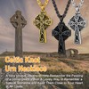 U7 Women's Cremation Urn Necklace for Ashes Cycle of Life