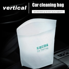 Stick On Garbage Bags,Leakproof Car Vomit Bags, 20/ Waterproof Hold On Trash Bags - Strong Load-Bearing, Easy Sticky Portable Garbage Bags for Home Car