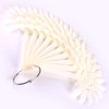 Flower Shaped Acrylic False Nail Tips Palette Display Fan (Quantity: