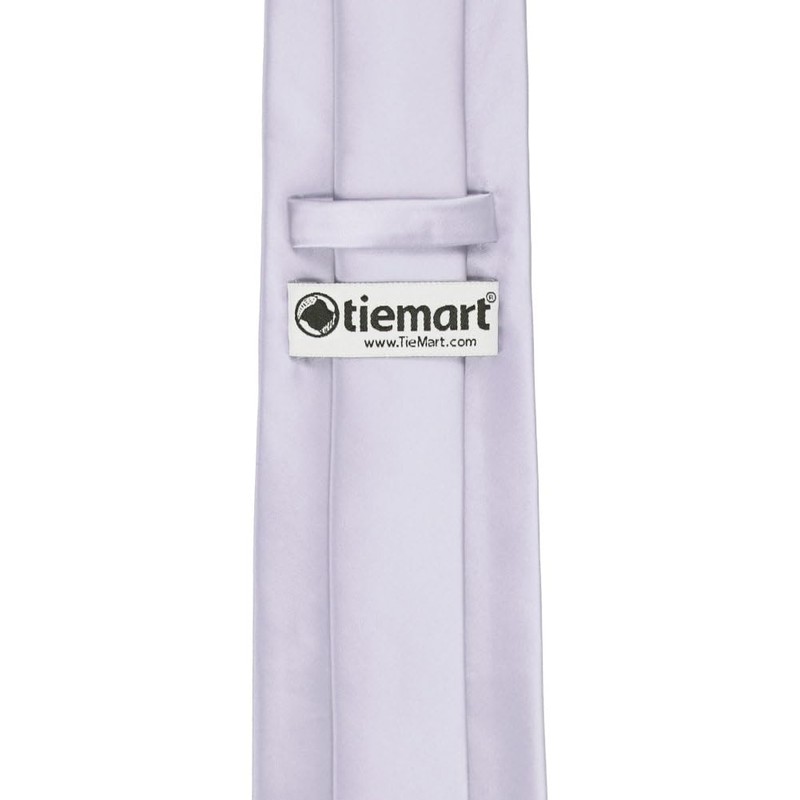tiemart Premium Solid Color Necktie (Lilac)