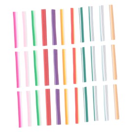 Ipetboom 3d Nail Art Sticks 50pcs Soft Ceramic Rods Leaf Design Clay Canes Nail Decorations for Diy Manicure