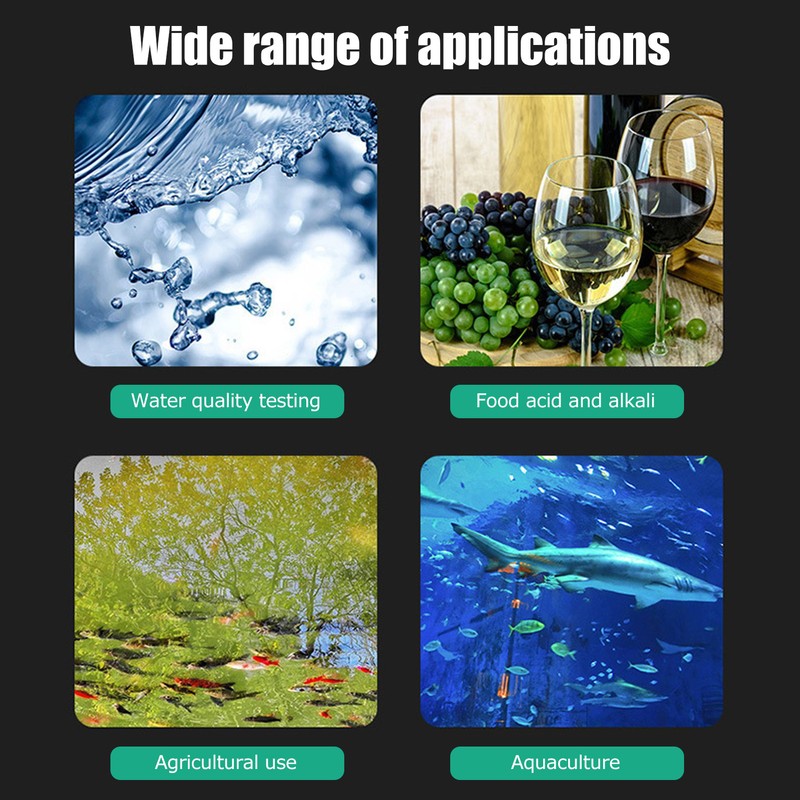 Portable Dissolved Oxygen Meter 0-199.9% Backlight Display with Temperature Tester