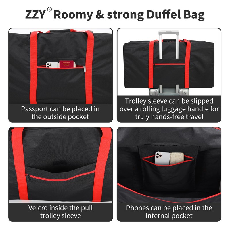 Extra Large Duffle Bag 110L Travel Duffle Lightweight Luggage Bag
