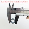 DONSP1986 V100 Piston Pin 12mm, Needle Bearing and Clips Combo