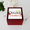 CafePress for A Healthier You Memory Keepsake Jewelry Box, 5"x5"x3.75"