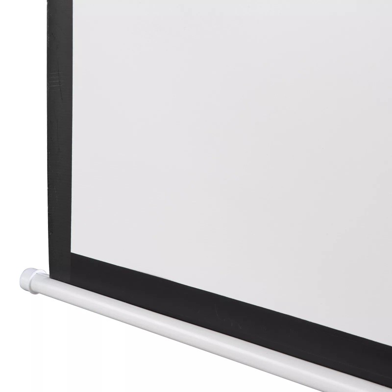 SEGAWE 120" 1:1 Projector Screen Matte Manual Pull Down White