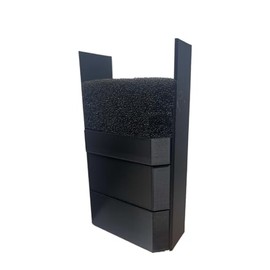 Media Basket for Fluval Spec, Black Enclosed Filter System with Multiple Chambers, Biological and Mechanical Filtration for Spec 2.6 and 5 Gallon Aquarium Kits