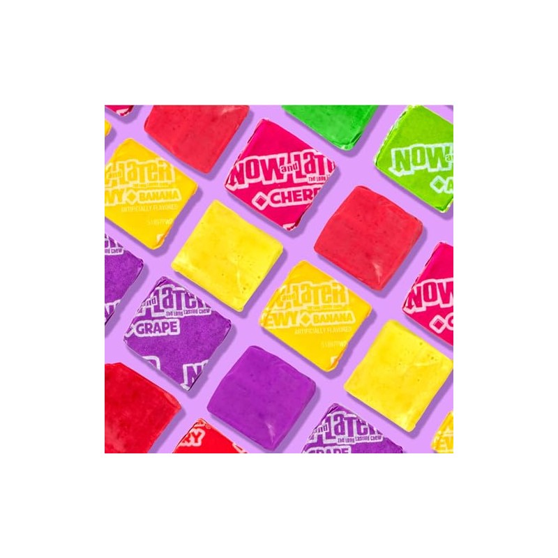 Now and Later Original Mix, Individually Wrapped Mixed Fruit Chew