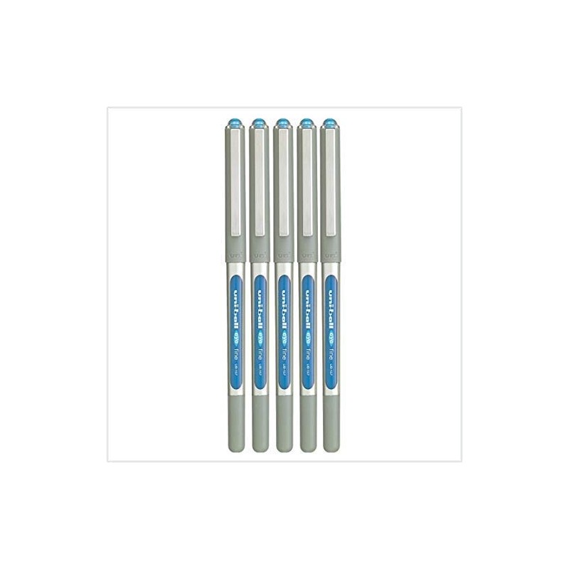 5 X UNI-BALL Eye UB-157 Roller Ball Pen FINE (0.7mm)