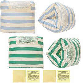 Arm Ring, Set of 4, Includes 4 Repair Tapes, For Adults and Children, Unisex, Arm, Float, Arm, Float Bracelet, Strong Buoyancy, Swimming Practice Equipment, Lightweight, Convenient, Stylish, Arm