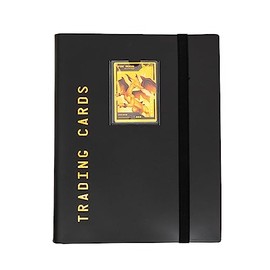 Collectino 700471 Trading Card Album Black/Yellow Practical Trading Card System - Ideal for Standard Card Formats