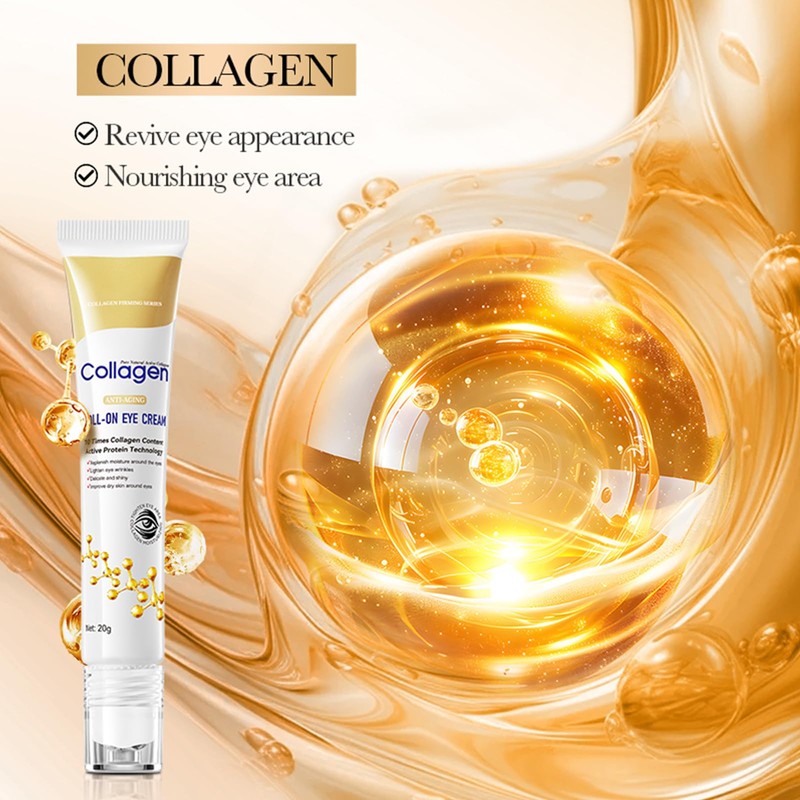 Kollagen -Hautpflege -Serie (1pcs, Anti-wrinkle eye cream)