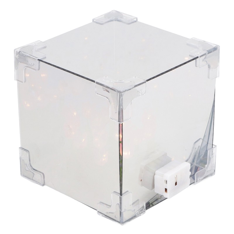 2 in 1 Tulip Cube Mirror Lamp LED Decorative Night