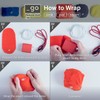 PACKING KNIT_GO Cable Organizer, Oval, Made in Japan, Orange