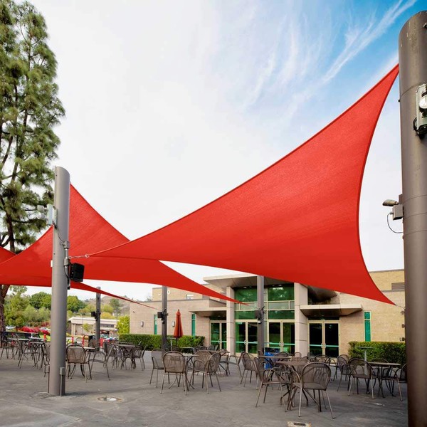 Royal Shade 19' x 19' x 19' Red Triangle Sun