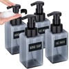 Segbeauty Foam Soap Dispenser for Kitchen Sink 15.2oz 2pcs, 450ml