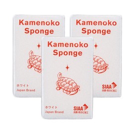 Kameko Tsukko Nishio Shoten Kameko Sponge, White, Set of 3