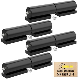 SafeFlow Essentials Tools Heavy Duty Weld On Hinges, 5" Barrel Hinge for Metal, Trailer Hardware, Weldable, Wrought Iron Door, 450 lb Load Capacity, Set of 4 bisagras para puertas de Metal