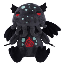 Nemesis Now Fluffy Fiends Cthulhu Plush Toy, 20 cm, Black