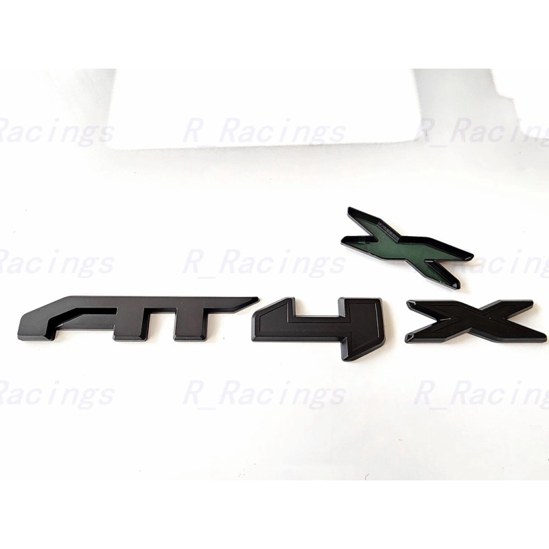 Auto Front Grill Matte Black AT4X OVERLAY Emblem 2023+GMC Sierra