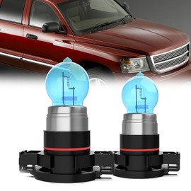 LECCIBUB Fog Light Bulbs Compatible with Dodge Dakota 2010, 5202 Fog Lights Halogen Light Bulb, Super Bright 6000K White, Plug and Play, Pack of 2