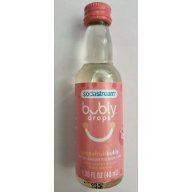 SodaStream - Bubly Drops - GRAPEFRUIT - Unsweetened Natural Flavor - Exp 8/2025