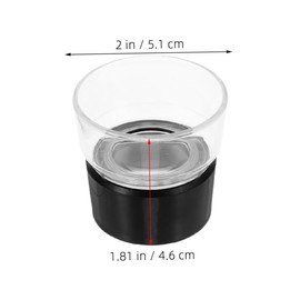 Gadpiparty 4Pcs Jewelry Magnifier True Color Lens Loupe for Detailed Inspection Compact Portable Design for Antiques Jewelry Appraisal and Watch Repair