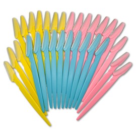 Perfiladores de cejas - Perfiladores de rostro- Depilador de cejas. Perfiladores faciales. Contiene un set de 30 unidades. Los colores pueden variar. (30 Piezas colores variados)